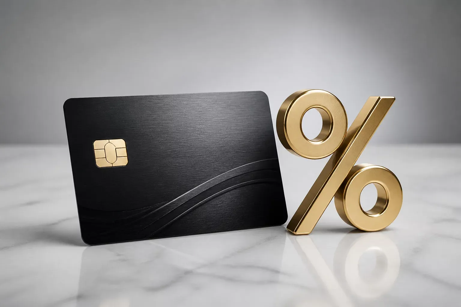 Interest rate chart illustrating credit card APR and fee structures